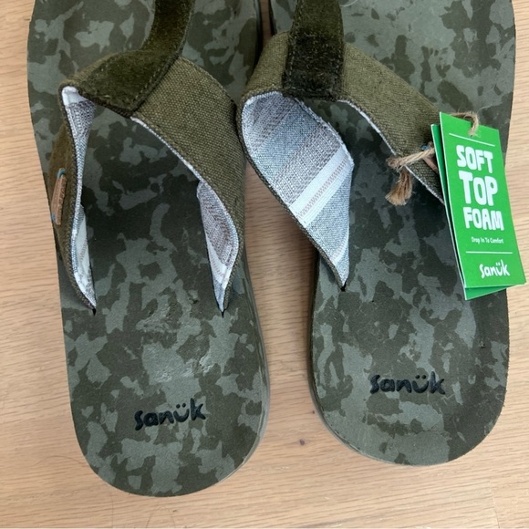 Sanuk Islay ST+ Women’s Sandals Green  Size 10 NWT
Beach Ocean Summer Surf Foam - Picture 3 of 5